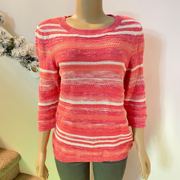 Tommy Hilfiger Pink Crewneck Sweater - Picture 1 of 5